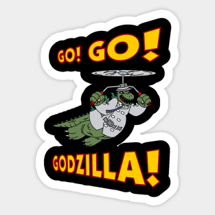 GO! GO! GODZILLA! Sticker